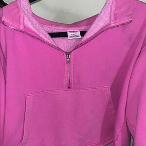 PINK Victoria's Secret Bright Pink Zip-Up